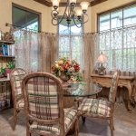 Small rustic dining room